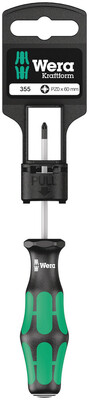 WERA 355 PZ SB Krížové skrutkovače, PZ 0 x 60 mm