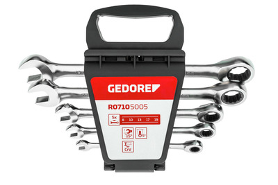 GEDORE RED Sada kľúčov očkoplochých 5 diel račňových R07105005 Gedore Red