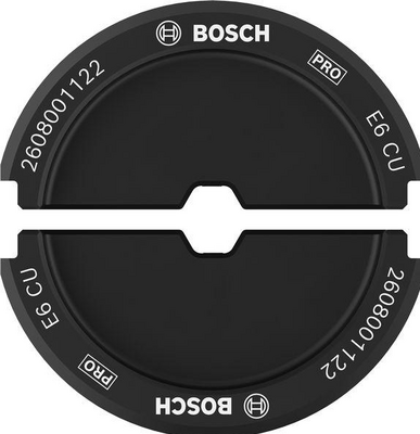 BOSCH Sajtoló forma PRO, E6 CU, 6 mm², réz - 2608001122