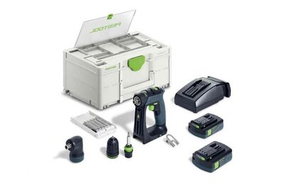 FESTOOL Akumulátorové vrtacie skrutkovace CXS 18 C 3,0-Set 576884
