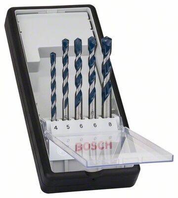 BOSCH 2608588165 - 5-dielna súprava vrtákov do betónu Robust Line CYL-5 4; 5; 6; 6; 8 mm