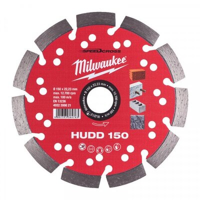 MILWAUKEE DIAMANTOVÝ REZACÍ KOTÚČ HUDD 150mm 4932399821