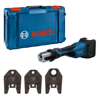 BOSCH GPT 18V-32 + čeľuste U - Akumulátorové lisovacie kliešte sólo - 06019M2103