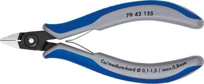 KNIPEX Fogó oldala 125mm elektronikához / 7942125 Knipex
