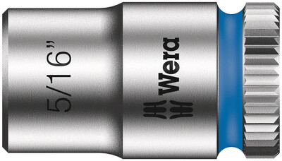 WERA 8790 HMA Nástrčná hlavice Zyklop, upínací časť 1/4", 5/16" x 23 mm