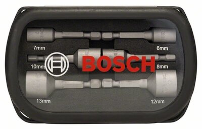 BOSCH 2607017569 - 6-dielna súprava maticových nadstavcov
