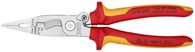 KNIPEX 13 96 200 SB Kliešte pre elektroinštalácie izolované s multi-komponentnými rukoväťami, VDE te