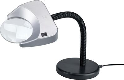 SCHWEIZER Lupa so stojanom a svetlom Tech Line 2x / 4x Schweizer