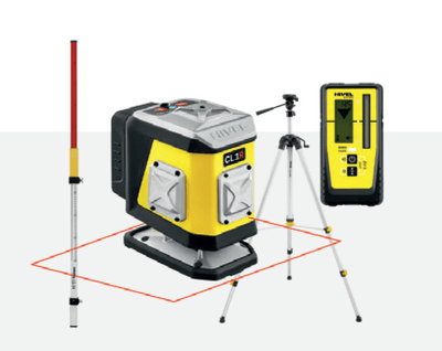 NIVEL SYSTEM Krížový laser 1×360° s červeným lúčom CL1R SET