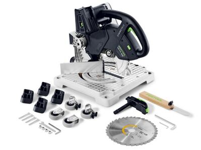 FESTOOL Akumulátorová pokosová píla na lišty SYMMETRIC SYMC 70 EB-Basic  577424