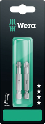 WERA 851/4 TZ SB Bity, PH 3 x 50 mm, 2-dielny