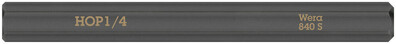 WERA 840 S Hex-Plus Bity na skrutky s vnútorným šesťhranom pre rázové skrutkovače, 1/4" x 70 mm