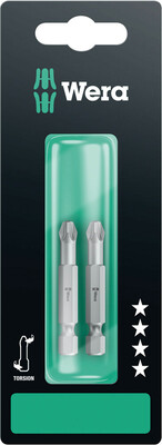 WERA 855/4 TZ SB Bity, PZ 3 x 50 mm, 2-dielny