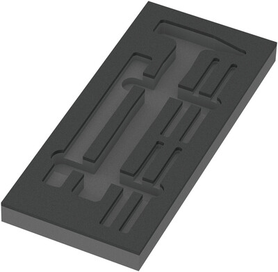WERA 9882 Kladivo v penovej vložke, set 1, bez náradia, 172 x 30 x 392 mm