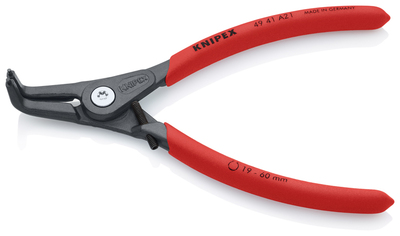 KNIPEX 49 41 A21 Presné kliešte na poistné krúžky pre vonkajšie poistné krúžky na hriadeľoch s proti