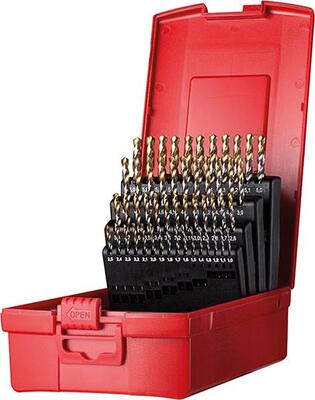 DORMER PRAMET Sada vrtákov kov 19 diel HSS DIN338N TiN A002 Dormer