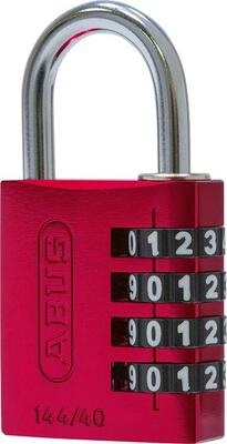 ABUS Zámok s číselným kódom 144/40 červený lock day