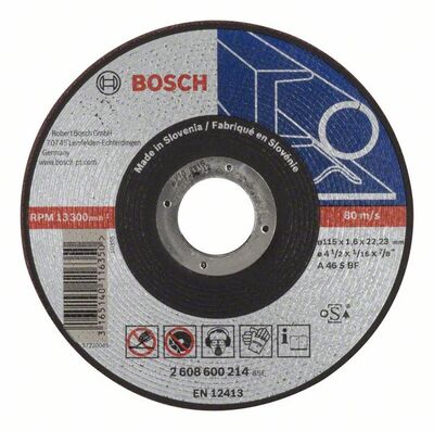 BOSCH Rovný rezací kotúc Expert for Metal AS 46 S BF, 115 mm, 1,6 mm