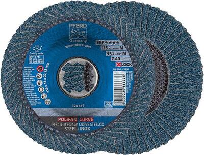 PFERD Kotúč lamelový 115mm K40 8mm SGP CURVE STEELOX X-LOCK Pferd