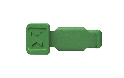 KNIPEX 00 61 10 CG Klipy ColorCode zelená (10 kusov)  21 mm