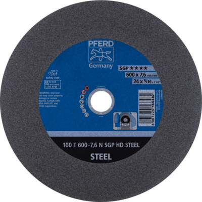 PFERD TOOLS HEAVY DUTY SGP do priemeru 2000 mm 100 T 600-7,6 N SGP HD OCEĽ/60,0