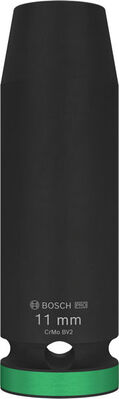 BOSCH Nástrčný kľúč PRO Impact Socket, 1/2", 11 mm, hlboký - 2608003045