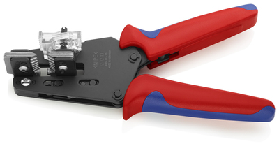 KNIPEX 12 12 13 Presný odizolovací nástroj s prispôsobenými čepeľami s multi-komponentnými úchopmi l