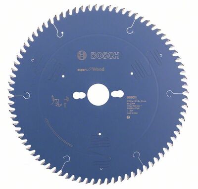 BOSCH 2608642500 - Pílový kotúc Expert for Wood 250 x 30 x 2,5 mm, 80