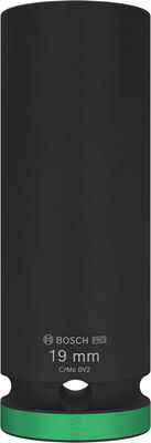 BOSCH Nástrčný kľúč PRO Impact Socket, 1/2", 19 mm, hlboký - 2608003051