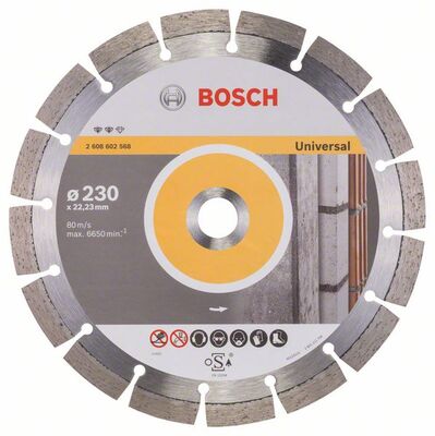 BOSCH Diamantový rezací kotouc Expert for Universal 230 x 22,23 x 2,4 x 12 mm