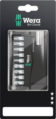 WERA Bit-Check 10 Universal 5 SB, 10-dielny