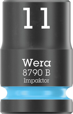 WERA 8790 B Nástrojová hlavica Impaktor s pripojovacím rozmerom 3/8", 11 x 30 mm