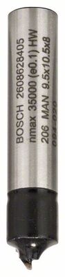 BOSCH Štvrtinové zaoblovacie frézy 8 mm, R1 3,2 mm, D 9,5 mm, L 10,2 mm, G 41 mm