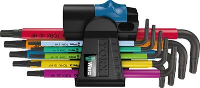 WERA Sada kľúčov torx 9 diel 967/9 torx TX Multicolour HF 1 Wera
