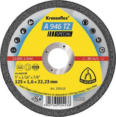 KLINGSPOR Kotúč rezný 115 x 1,6mm A946TZ Klingspor