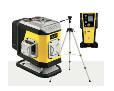 NIVEL SYSTEM Laser krížový 2x 360° s červeným lúčom CL2R Set