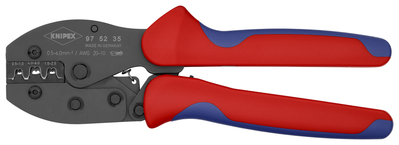 KNIPEX 97 52 35 SB PreciForce® Lisovacie kliešte s multi-komponentnými úchopmi leštené 220 mm