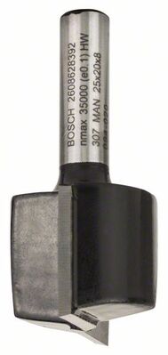 BOSCH Drážkovací frézy 8 mm, D1 25 mm, L 20 mm, G 51 mm