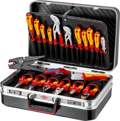 KNIPEX Nástrojová súprava Vision Elektrikár 20-dielna v kufri ABSi Knipex