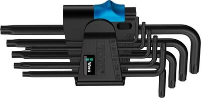 WERA Sada kľúčov torx 9 diel 967/9 torx THF 1 BlackLaser Wera