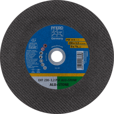 PFERD TOOLS Rezné kotúče EHT 230-3,2 PSF ALU+STONE (5)