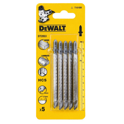 DeWALT MŰANYAG FŰRÉSZPENGE HCS 100MM 5 db DT2053