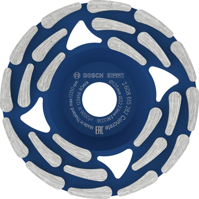BOSCH Diamantová brúsna hlava EXPERT Concrete, 125 × 22,23 × 5 mm - 2608615282