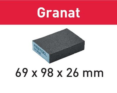 FESTOOL Brúsna špongia 69x98x26 36 GR/6 Granat