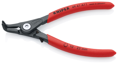 KNIPEX 49 41 A11 Presné kliešte na poistné krúžky pre vonkajšie poistné krúžky na hriadeľoch s proti