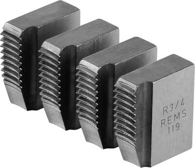 REMS Rezacie čeľuste R 3/4 Rems rúrkový závit R kužeľové podľa ISO 7-1, EN 10226