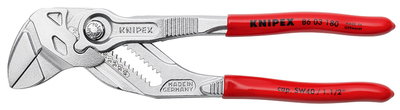 KNIPEX 86 03 180 SB Kliešťové kľúče Kliešte a kľúč v jednom náradí poplastované pochrómované 180 mm