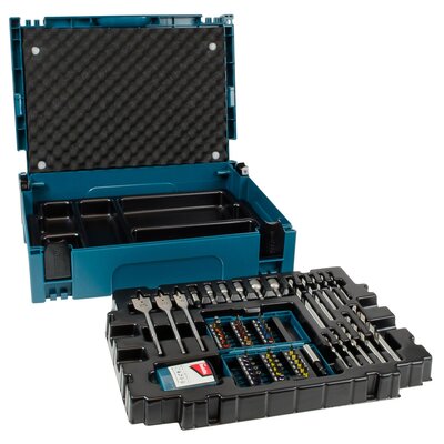 MAKITA B-43044 - 66 részes tartozék készlet systainerben