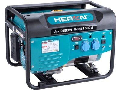 HERON 8896416, 1F, 2,8kW/230V, Rámová benzinová elektrocentrála