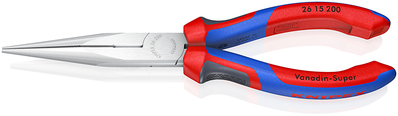KNIPEX 26 15 200 SB Polguľaté bočné cvikacie kliešte (Kliešte v tvare bocianieho zobáka) pochrómovan